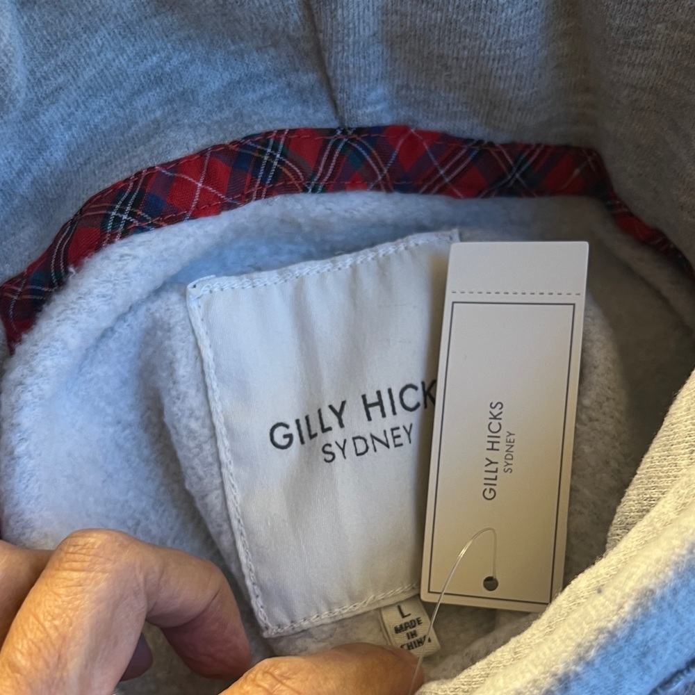 Gilly Hicks Heather Gray Pullover Hoodie - Picture 5 of 8